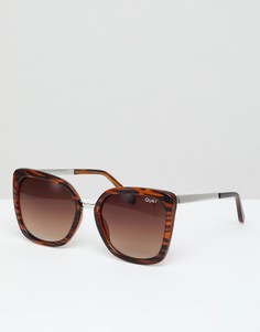 Квадратные солнцезащитные очки Quay Australia Capricorn - Коричневый
