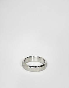 Серебристое массивное кольцо Burton Menswear - Серебряный