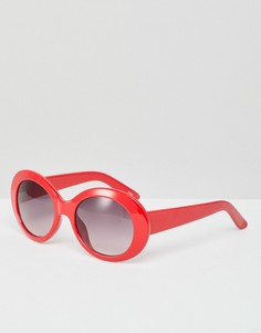 Солнцезащитные очки в стиле ретро Monki - Красный