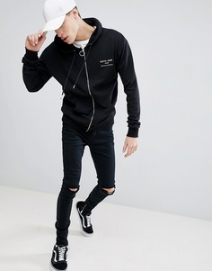 Черный худи с логотипом Sixth June - Черный