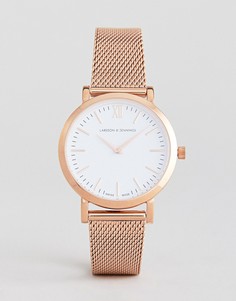 Часы цвета розового золота Larsson & Jennings Lugano 33 мм - Золотой