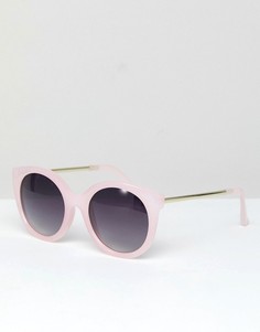 Розовые солнцезащитные очки кошачий глаз Jeepers Peepers - Розовый