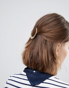 Заколка для волос с дизайном в виде полумесяца Orelia - Золотой