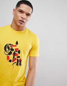 Желтая обтягивающая футболка с логотипом Good For Nothing - Желтый