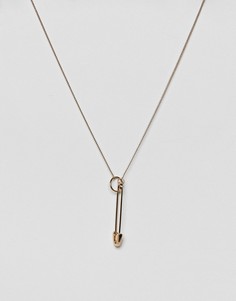 Ожерелье со скрепкой Cheap Monday - Серебряный