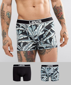 Набор из 2 боксеров-брифов с принтом Levis - Черный
