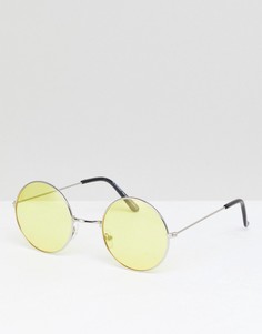 Круглые солнцезащитные очки 7X Classic - Серебряный