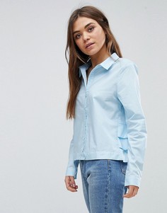 Рубашка с длинными рукавами After Market - Синий