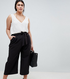 Кюлоты с поясом ASOS DESIGN Curve - Черный