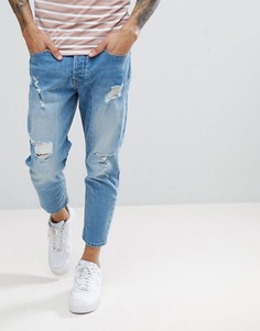 Укороченные джинсы Solid - Синий !Solid