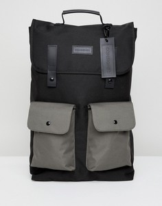 Черный рюкзак с контрастными карманами Consigned - Черный