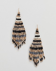 Серьги с бахромой Steve Madden - Мульти