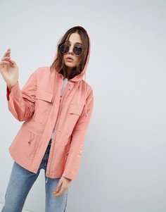 Дождевик с поясом ASOS DESIGN - Розовый