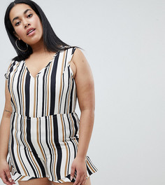 Ромпер в полоску AX Paris Plus - Мульти