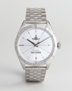 Серебристые часы-браслет Vivienne Westwood VV192SLSL Conduit - Серебряный