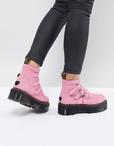 Розовые ботинки Dr Martens x Lazy Oaf - Розовый