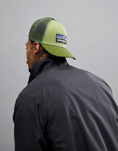 Зеленая кепка с логотипом Patagonia P-6 - Зеленый
