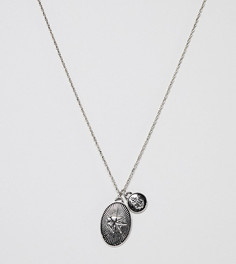 Ожерелье с подвеской Reclaimed Vintage Inspired эксклюзивно для ASOS - Серебряный