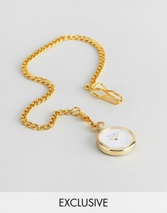 Золотистые карманные часы с дополнительным циферблатом Reclaimed Vintage Inspired - Золотой
