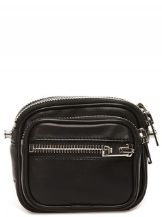 Миниатюрная сумка из гладкой кожи Alexander Wang