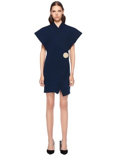Платье-мини из хлопка с широкими рукавами Jacquemus