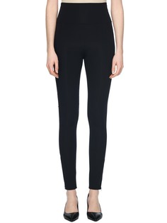 Черные леггинсы с декором молниями Helmut Lang