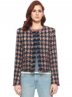 Жакет из смесовой шерсти с необработаным краем Isabel Marant