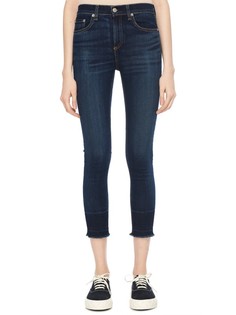 Укороченные джинсы из денима RAG &; Bone/Jean