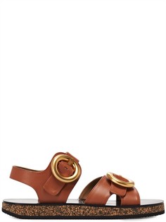 Кожаные сандалии на плоской подошве Joseph