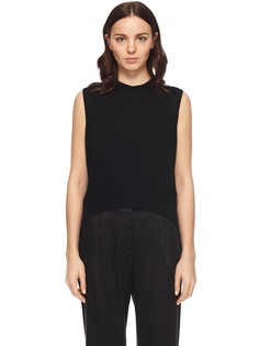 Шерстяной топ сложного кроя Alexander Wang