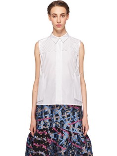 Хлопковый топ без рукавов Peter Pilotto