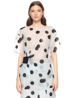 Полупрозрачная блуза с принтом Marc By Marc Jacobs