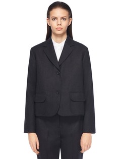 Укороченный жакет с накладными карманами Jil Sander Navy