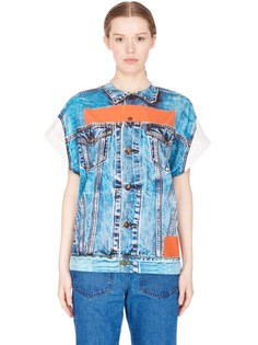 Топ с печатным принтом Preen Line