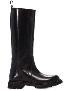 Высокие сапоги из кожи Rick Owens