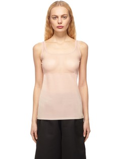 Эластичный топ с полупрозрачными элементами Wolford