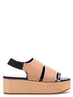 Сандалии на платформе с фактурным принтом Cedric Charlier
