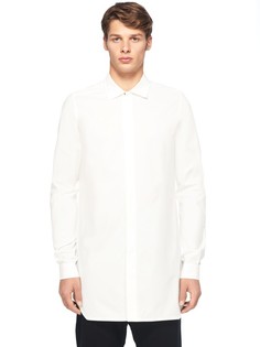 Длинная рубашка из тонкой шерсти Rick Owens