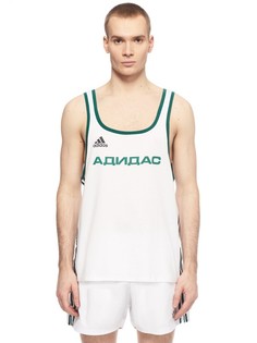 Майка из эластичного хлопка Gosha Rubchinskiy X Adidas