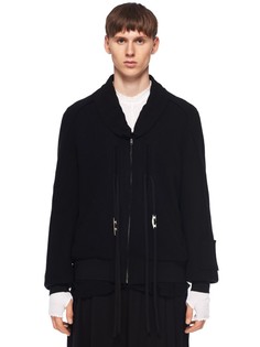 Куртка-бомбер из шерсти с декором Damir Doma