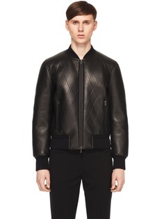 Бомбер из фактурной кожи Neil Barrett