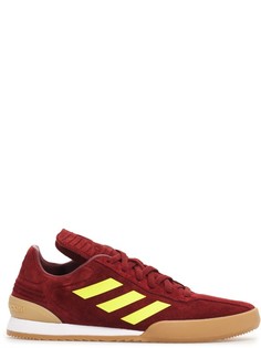 Красные кеды из кожи с принтом Gosha Rubchinskiy X Adidas