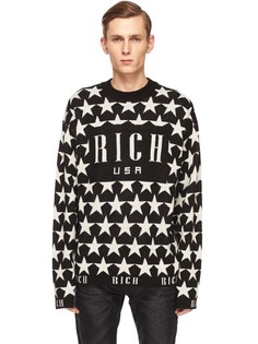 Джемпер с добавлением шерсти и принтом Joyrich