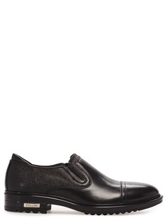 Комбинированные ботинки из кожи Pollini
