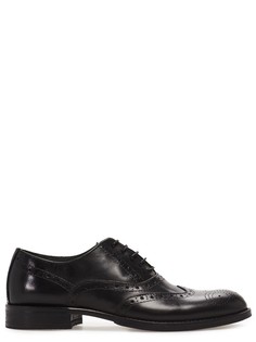 Монохромные броги из кожи Pollini