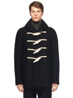 Пальто дафлкот из шерсти Rick Owens