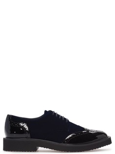 Комбинированные дерби из кожи Giuseppe Zanotti
