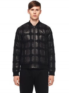 Утепеленная куртка-бомбер с декором Alexander Wang