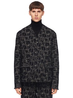 Пиджак из шерсти с необработанными краями Damir Doma