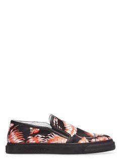 Слипоны с флористическим принтом Marc Jacobs